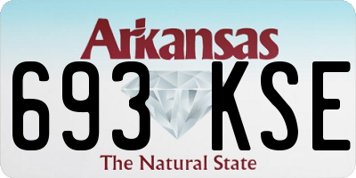 AR license plate 693KSE