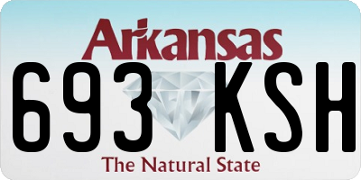 AR license plate 693KSH