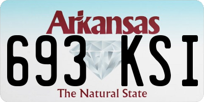 AR license plate 693KSI