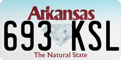 AR license plate 693KSL
