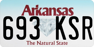 AR license plate 693KSR