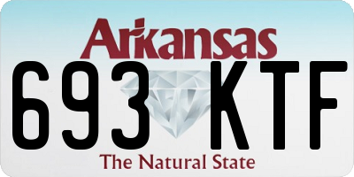AR license plate 693KTF