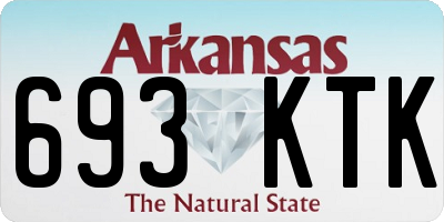 AR license plate 693KTK