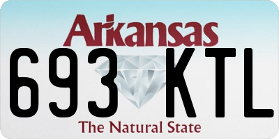 AR license plate 693KTL
