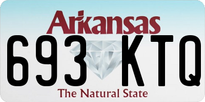 AR license plate 693KTQ