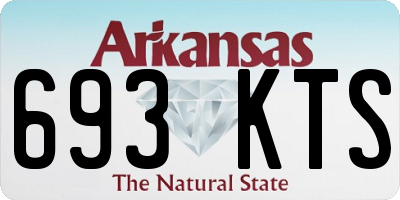 AR license plate 693KTS