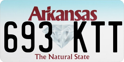 AR license plate 693KTT