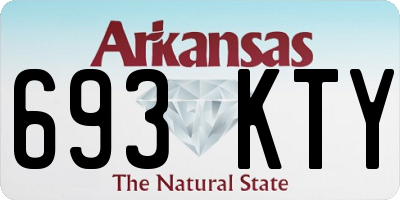 AR license plate 693KTY