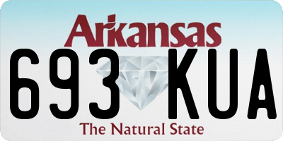 AR license plate 693KUA