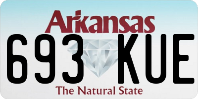 AR license plate 693KUE
