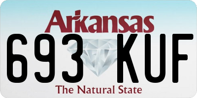 AR license plate 693KUF