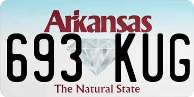 AR license plate 693KUG