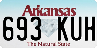 AR license plate 693KUH