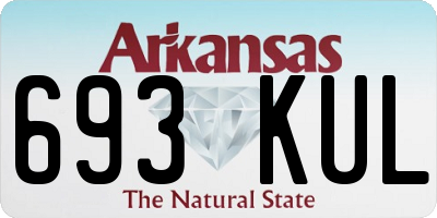 AR license plate 693KUL
