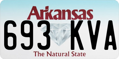 AR license plate 693KVA