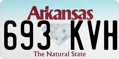 AR license plate 693KVH