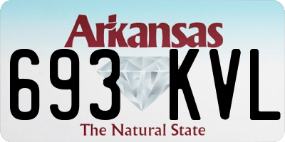AR license plate 693KVL