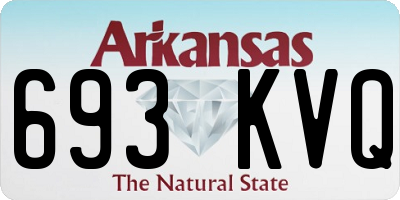 AR license plate 693KVQ