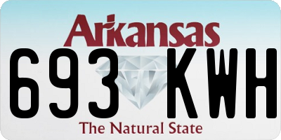 AR license plate 693KWH