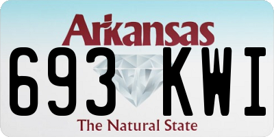 AR license plate 693KWI