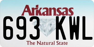 AR license plate 693KWL