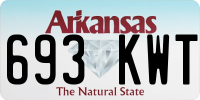 AR license plate 693KWT