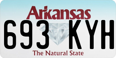 AR license plate 693KYH