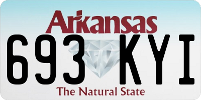 AR license plate 693KYI