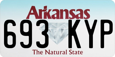 AR license plate 693KYP