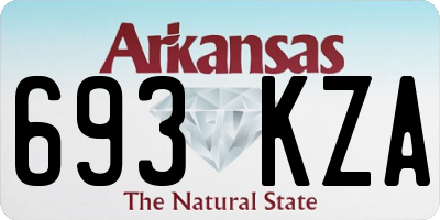 AR license plate 693KZA