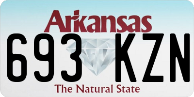 AR license plate 693KZN