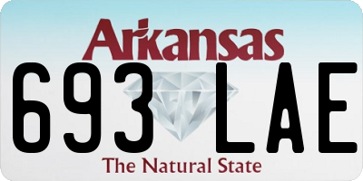 AR license plate 693LAE
