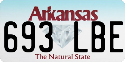 AR license plate 693LBE