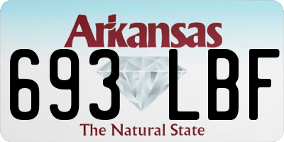 AR license plate 693LBF