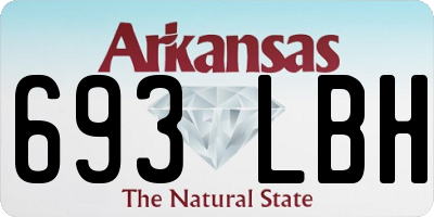 AR license plate 693LBH