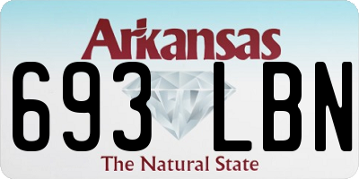 AR license plate 693LBN