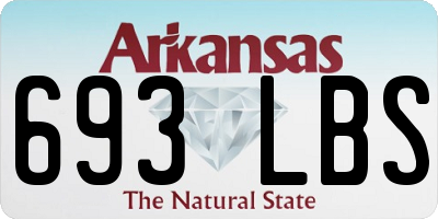 AR license plate 693LBS