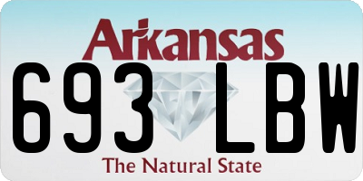 AR license plate 693LBW