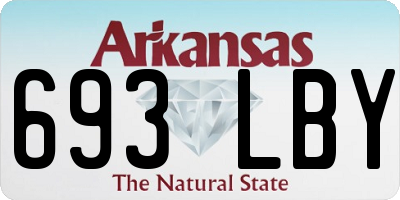 AR license plate 693LBY