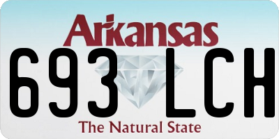 AR license plate 693LCH