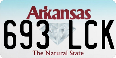 AR license plate 693LCK