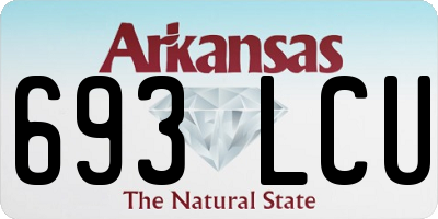 AR license plate 693LCU