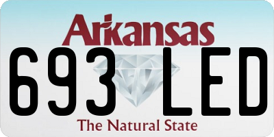 AR license plate 693LED