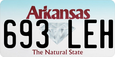 AR license plate 693LEH