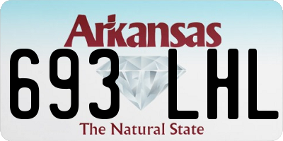 AR license plate 693LHL
