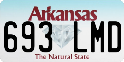 AR license plate 693LMD