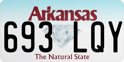 AR license plate 693LQY