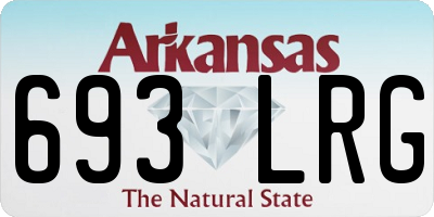 AR license plate 693LRG
