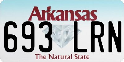 AR license plate 693LRN