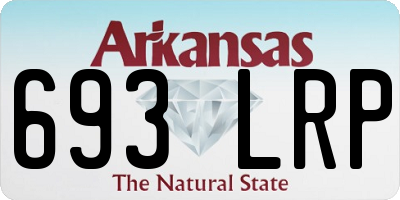 AR license plate 693LRP